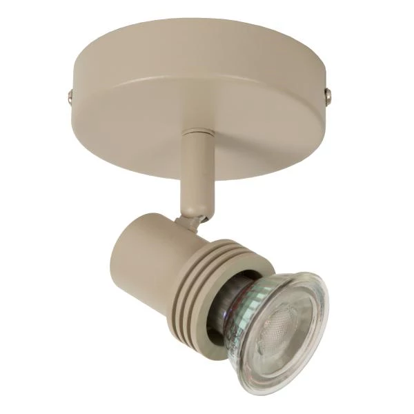 Lucide KIANTI - Deckenstrahler - Ø 10 cm - 1xGU10 - Taupe - ausgeschaltet